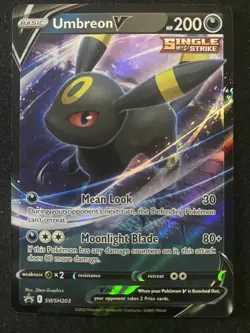 Pokemon Card Umbreon Promo swsh203 Sword & Shield Eevee Glaceon Gardevoir Mewtwo - Image 1