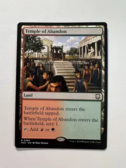 Temple of Abandon - MTG Modern Horizons 3: Commander - NM - Image 1