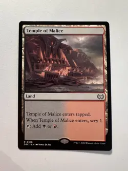 Temple of Malice - MTG Duskmourn: House of Horror: Commander - NM - Image 1