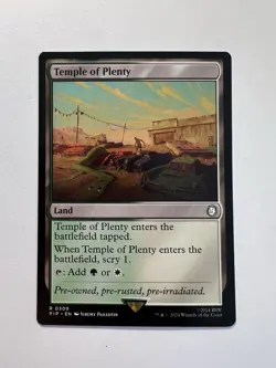 Temple of Plenty - MTG Fallout - NM - Image 1