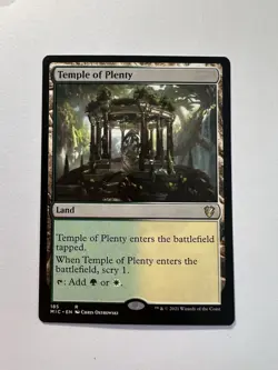 Temple of Plenty - MTG Innistrad: Midnight Hunt: Commander - NM - Image 1