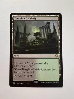 Temple of Malady - MTG Commander 2021 - NM - Image 1