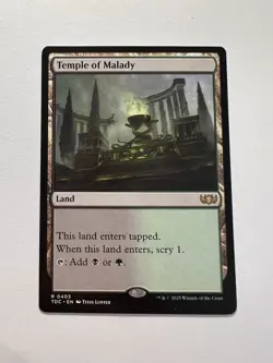 Temple of Malady - MTG Tarkir: Dragonstorm: Commander - NM - Image 1
