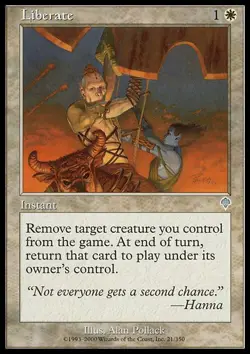 1x Liberate - Foil MTG - Invasion - Moderate Play - Image 1