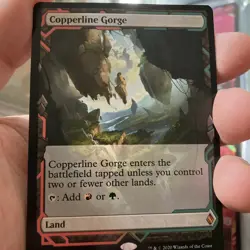 MTG Copperline Gorge Zendikar Rising Expedition Card Mint Condition - Image 1