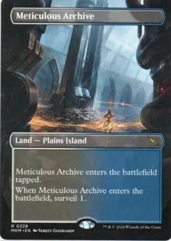 MTG: Murders at Karlov Manor: Borderless Meticulous Archive: LP Condition - Image 1