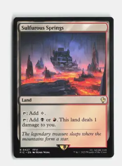Sulfurous Springs 427 Commander: FINAL FANTASY MTG NM - Image 1
