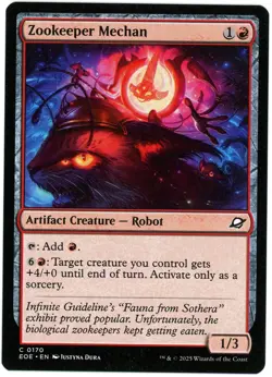 Zookeeper Mechan - 0170 - Edge of Eternities - MTG - NM Ships Now - Image 1