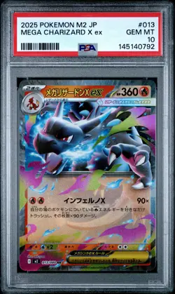 PSA 10 - Mega Charizard X ex 013/080 M2 Inferno X x792 - Pokemon - Image 1