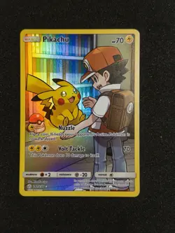 Pokemon Pikachu TCG Full Art Secret Rare Holo Card 241/236 - Image 1