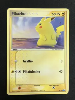 Pokemon Pikachu 6/10 Ex Trainer Kit Latios ITA Carte Vintage Nintendo - Image 1