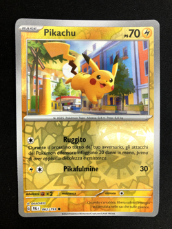 Pokemon Pikachu 062/193 Evoluzioni a Paldea Reverse Holo ITA Carte Nintendo - Image 1