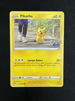 Pokemon Pikachu 027/078 Pokemon GO ITA Carte Nintendo - Image 1