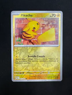 Pokemon Pikachu 051/162 Cronoforze Reverse Holo ITA Carte Nintendo - Image 1
