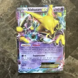 Pokemon Alakazam EX 25/124 Fates Collide Holo - Image 1