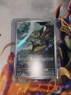 Pokemon Axew 145/086 Sv: Black Bolt Illustration Rare Holo NM - Image 1