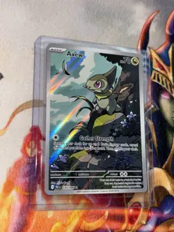Pokemon Axew 145/086 Sv: Black Bolt Illustration Rare Holo NM - Image 2