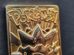 Pokemon Togepi Promo Card 1999 Gold Plated Card - Light Wear Good Burger King - Image 2