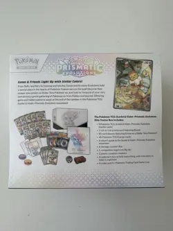 Pokemon TCG Prismatic Evolutions Etb - Tear In Seal - Image 2
