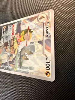 Fraxure 077/064 Illustration Rare Shrouded Fable Pokemon NM - Image 2
