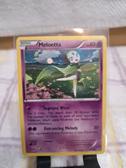 Pokemon TCG Meloetta Promo Holo XY193 2017 (LP) - Image 1