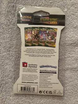 Pokemon TCG Sword & Shield Evolving Skies Sleeve Booster Pack - Image 2