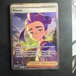Pokemon TCG Kieran SIR Prismatic Evolutions 174/131 Special Illustration Rare - Image 1