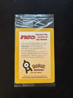 Pokemon TCG Entei Wizards Black Star Promos 34 Holo Promo Promo - SEALED - Image 1