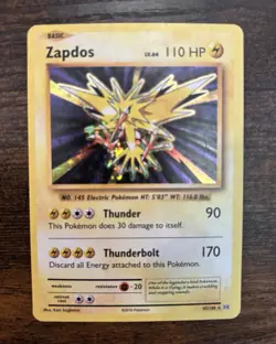 Zapdos Evolutions Holo Rare 42/108 Pokemon TCG NM - Image 1
