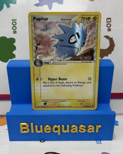 2006 Pokemon Pupitar 59/101 EX Dragon Frontiers Reverse Holo Stamped NM - Image 1