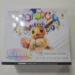Pokemon Center Prismatic Evolutions Elite Trainer Box PC ETB Sealed New - Image 1