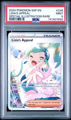 Pokemon TCG Lisia's Appeal Full Art Trainer Surging Sparks 246/191 - Image 1