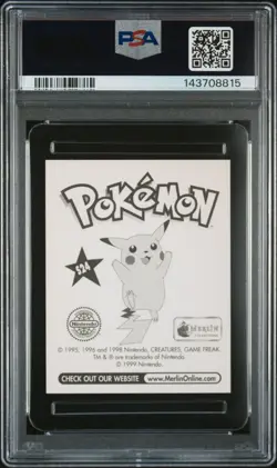 PSA 9 MINT 1999 MERLIN POKEMON S24 POKEBALL-PRISM - Image 4