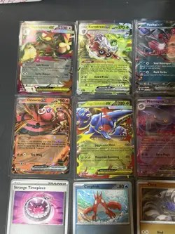 #01 Lot 12 Pokemon TCG Paldean Fates Lot Holo Full Art English Mega Lopunny EX - Image 2