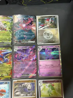 #01 Lot 12 Pokemon TCG Paldean Fates Lot Holo Full Art English Mega Lopunny EX - Image 3