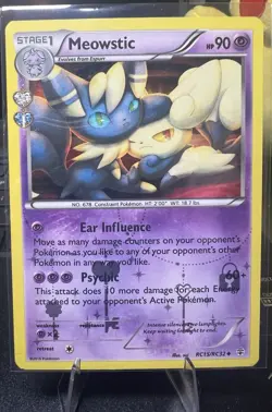 Pokemon Meowstic RC15/RC32 Generations: Radiant Collection Reverse Holo - Image 1