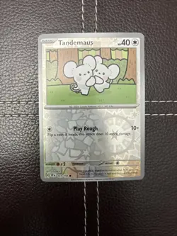 Pokemon TCG - Tandemaus - 157/191 - Surging Sparks - NM Reverse Holo (2024) - Image 1
