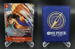 Monkey.D.Luffy (Alternate Art) OP14-013 The Azure Sea's Seven One Piece NM - Image 3