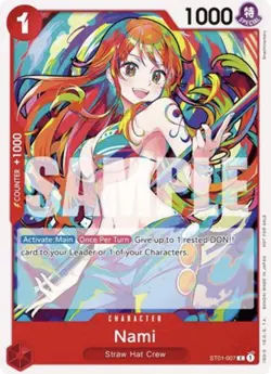 Nami ST01-007 2025 New Year Event Promo English One Piece TCG - Image 1