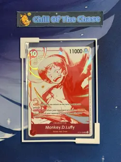 Monkey.D.Luffy ST10-006 Red Alternate Art One Piece TCG Promo - Image 1