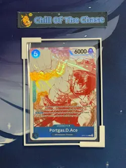 One Piece TCG Portgas. D. Ace OP07-053 R Treasure Campaign English NM - Image 1