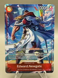 Edward.Newgate (Alternate Art) OP16-003 The Time of Battle Foil - Image 1