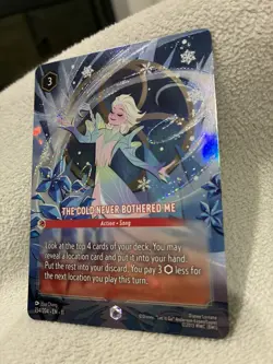 Disney Lorcana Enchanted - Elsa The Cold Never Bothered Me - Winterspell 234/204 - Image 2