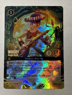 Disney Lorcana Top 8 Promo Woody - Jungle Guide 54/P3 Foil English - Image 1