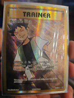 Pokemon Card TCG Brock's Grit 107/108 XY Evolutions Full Art Trainer 2016 MP - Image 1