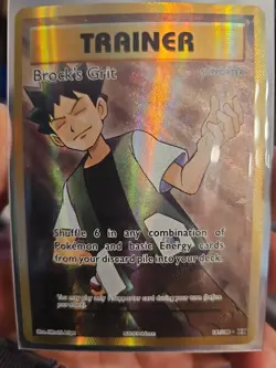 Pokemon Card TCG Brock's Grit 107/108 XY Evolutions Full Art Trainer 2016 MP - Image 2