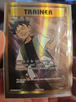Pokemon Card TCG Brock's Grit 107/108 XY Evolutions Full Art Trainer 2016 MP - Image 4