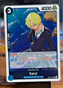Sanji OP15-047 Rare Adventure on Kami's Island One Piece Foil Card English NM - Image 1