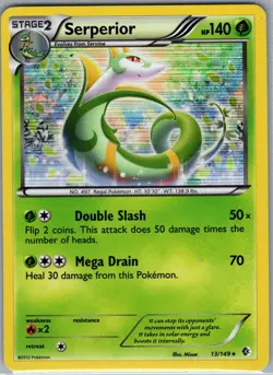 Serperior 13/149 Holo Boundaries Crossed - Pokemon Card - NM - Image 1