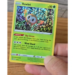 Rowlet 072/236 Common Pokemon Card 2019 Cosmic Eclipse Basic Grass Bird C1 - Image 2